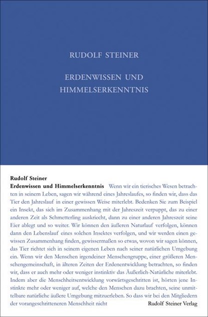 Erdenwissen und Himmelserkenntnis, Rudolf Steiner - Gebonden - 9783727422119