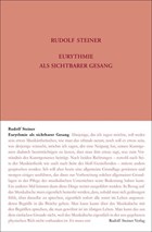 Eurythmie als sichtbarer Gesang | Rudolf Steiner | 