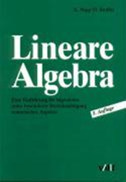 Lineare Algebra, Kaspar Nipp ; Daniel Stoffer - Paperback - 9783728128188