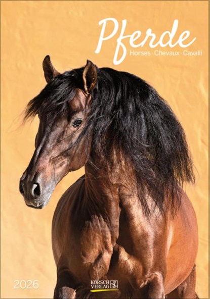 Pferde 2026, Verlag Korsch - Paperback - 9783731883623