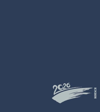 Foto-Malen-Basteln Bastelkalender dunkelblau 2026, Verlag Korsch - Paperback - 9783731885191