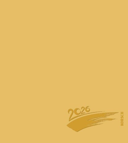 Foto-Malen-Basteln Bastelkalender gold 2026, Verlag Korsch - Paperback - 9783731885207