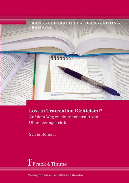Lost in Translation (Criticism)?, Sylvia Reinart - Paperback - 9783732900145
