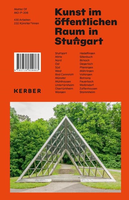 Kunst im öffentlichen Raum in Stuttgart - Aktualisierte Neuauflage, Matter of - Paperback - 9783735609663