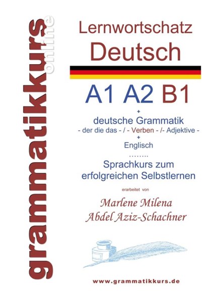 Lernwortschatz deutsch A1 A2 B1, Marlene Milena Abdel Aziz-Schachner - Paperback - 9783735779236