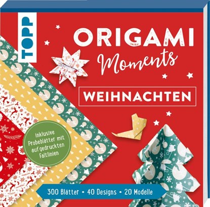 Origami Moments - Weihnachten. Der perfekte Faltspaß für Winter & Weihnachten, Frechverlag - Paperback - 9783735850621