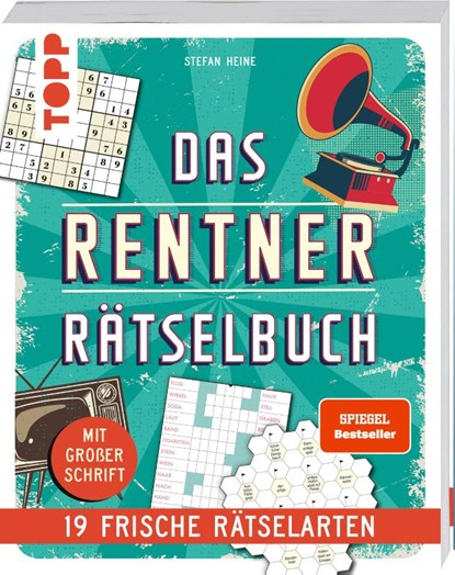Das Rentner-Rätselbuch - 19 frische Rätselarten mit Nostalgie-Effekt., Stefan Heine - Paperback - 9783735852359