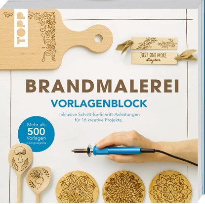 Brandmalerei. Vorlagenblock. Mehr als 500 Vorlagen in Originalgröße., Alice Hörnecke ; Alice Herzog ; Lisa Schmidt - Paperback - 9783735852649