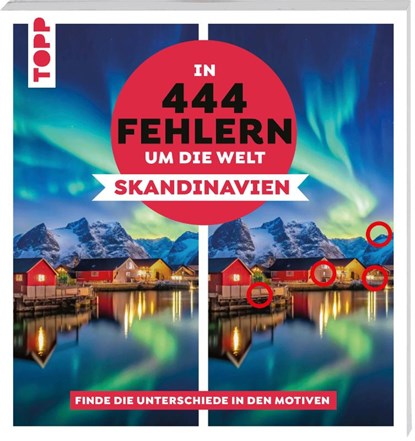 In 444 Fehlern um die Welt - Skandinavien. Finde die Unterschiede in den schönsten Motiven Skandinaviens, Christiane Behnke - Paperback - 9783735853851