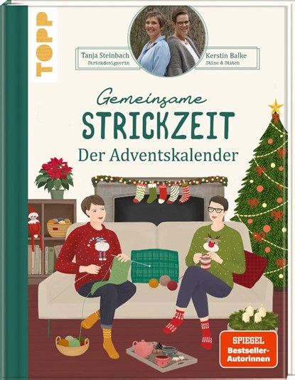 Gemeinsame Strickzeit. Der Adventskalender., Tanja Steinbach ; Kerstin Balke - Gebonden - 9783735870490