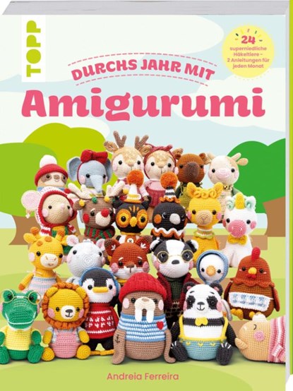 Durchs Jahr mit Amigurumi, Andreia Ferreira - Paperback - 9783735872128