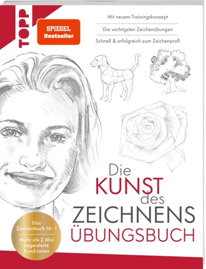 Die Kunst des Zeichnens Übungsbuch. Mit neuem Trainingskonzept, Frechverlag - Gebonden - 9783735882608