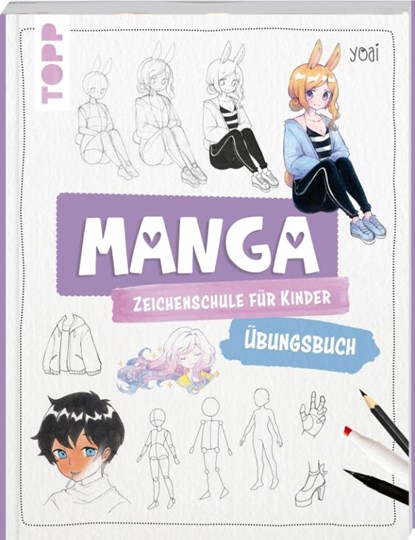 Manga-Zeichenschule für Kinder Übungsbuch, Yoai - Paperback - 9783735890108