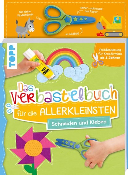Das Verbastelbuch für die Allerkleinsten. Schneiden und Kleben. Mit Schere, Ursula Schwab - Paperback - 9783735890993