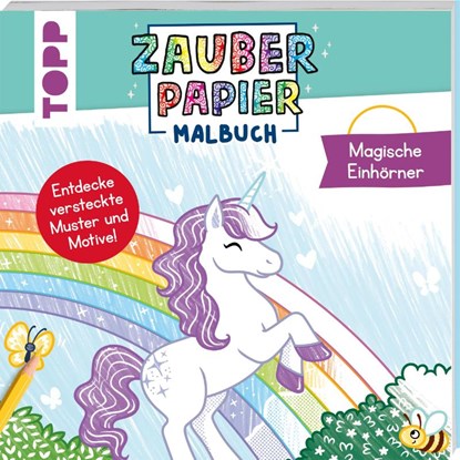 Zauberpapier Malbuch Magische Einhörner, Natascha Pitz - Paperback - 9783735891051