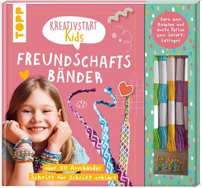 Kreativstart Kids Freundschaftsbänder. Anleitungsbuch und Material, Frechverlag - Gebonden - 9783735891679