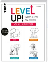 Level up! 1 Motiv - 4 Level zum Zeichnen - Gecko Keck - 9783735892034