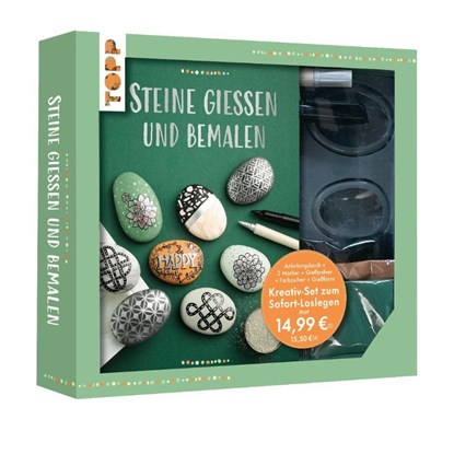Kreativ-Set - Steine gießen, Ludmila Blum ; Susanne Pypke ; Anna Ambrosiewicz - Paperback - 9783735892096