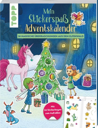 Mein Stickerspaß-Adventskalender, Mimi Hecher - Paperback - 9783735892430