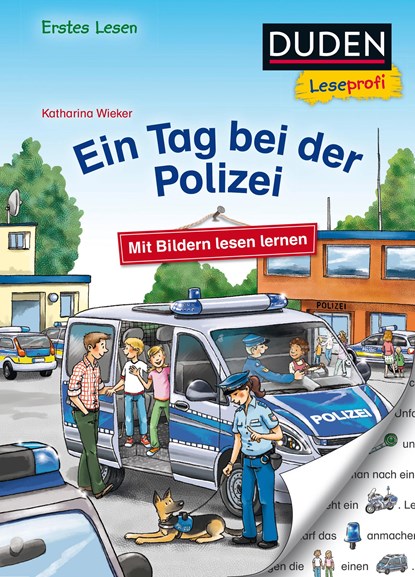 Duden Leseprofi - Mit Bildern lesen lernen: Ein Tag bei der Polizei, Erstes Lesen, Katharina Wieker - Gebonden - 9783737333863