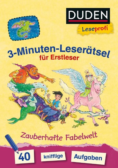 Duden Leseprofi - 3-Minuten-Leserätsel für Erstleser: Zauberhafte Fabelwelt, Susanna Moll - Paperback - 9783737334372