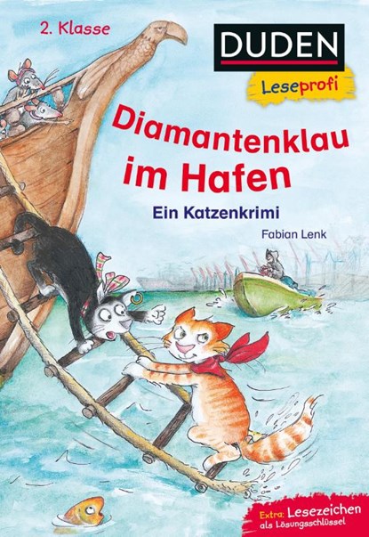 Duden Leseprofi - Diamantenklau im Hafen, 2. Klasse, Fabian Lenk - Gebonden - 9783737334716