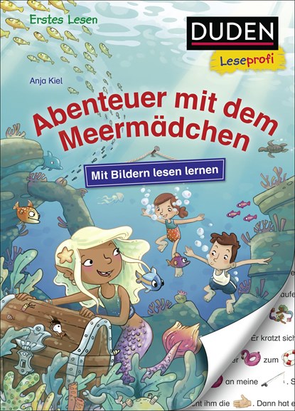 Duden Leseprofi - Mit Bildern lesen lernen: Abenteuer mit dem Meermädchen, Anja Kiel - Gebonden - 9783737334990