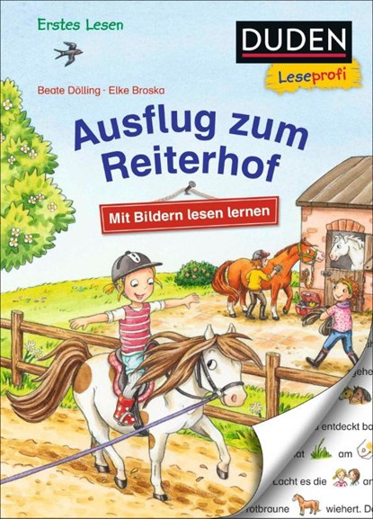 Duden Leseprofi - Mit Bildern lesen lernen: Ausflug zum Reiterhof, Erstes Lesen, Beate Dölling - Gebonden - 9783737336673