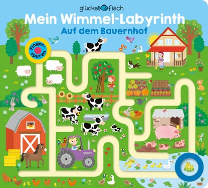 Glücksfisch: Mein Wimmel-Labyrinth: Auf dem Bauernhof, niet bekend - Gebonden - 9783737359955