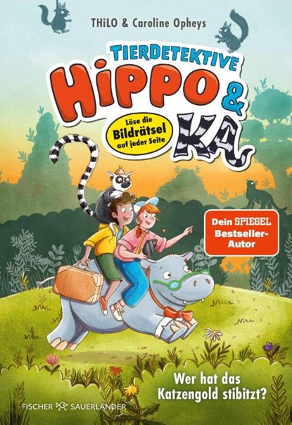 Tierdetektive Hippo & Ka - Wer hat das Katzengold stibitzt?, Thilo - Gebonden - 9783737373494
