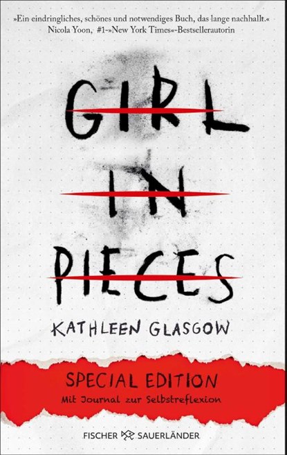 Girl in Pieces - Special Edition mit Journal zur Selbstreflexion, Kathleen Glasgow - Paperback - 9783737375641