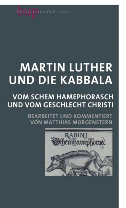 Martin Luther und die Kabbala, Martin Luther - Gebonden - 9783737413275