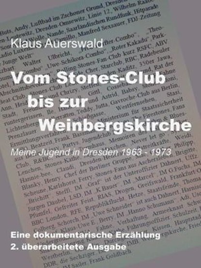 Vom Stones-Club bis zur Weinbergskirche, Klaus Auerswald - Ebook - 9783738004878