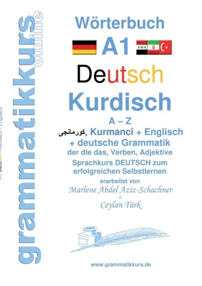Woerterbuch Deutsch - Kurdisch-Kurmandschi- Englisch A1, Marlene Abdel Aziz - Schachner - Paperback - 9783738639612