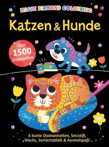 Magic Diamond Colouring - Katzen & Hunde, Imagine That - Gebonden - 9783741528040