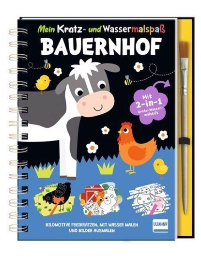 Mein Kratz- und Wassermalspaß - Bauernhof, Ullmann Medien Verlag - Paperback - 9783741528217