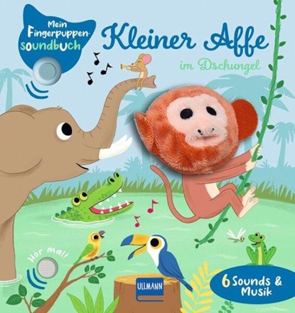 Mein Fingerpuppen-Soundbuch - Kleiner Affe im Dschungel, Émilie Collet - Gebonden - 9783741528514