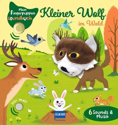 Mein Fingerpuppen-Soundbuch - Kleiner Wolf im Wald, Émilie Collet - Gebonden - 9783741528538