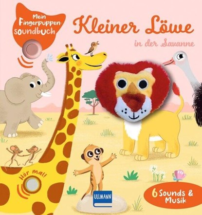 Mein Fingerpuppen-Soundbuch - Kleiner Löwe in der Savanne, Émilie Collet - Gebonden - 9783741528545
