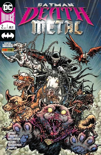 Batman: Death Metal Sonderband, James Tynion Iv ;  Bill Sienkiewicz ;  Patton Oswalt ;  Sanford Greene ; U. A. ;  Jesús Merino ;  Bryan Hill ;  Nick Virella ;  Frank Tieri ;  Taylor Kirkham ;  Becky Cloonan ;  Rages Morales ;  Sam Humphries - Paperback - 9783741623370