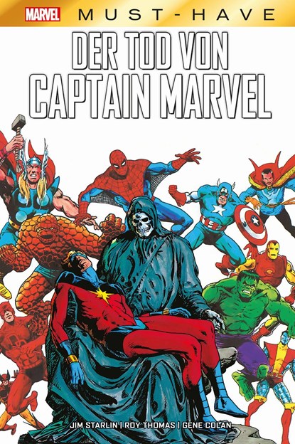Marvel Must-Have: Der Tod von Captain Marvel, Jim Starlin ;  Steve Englehart ;  Stan Lee ;  Gene Colan ;  Doug Moench ;  Roy Thomas ;  Pat Broderick - Gebonden - 9783741636837