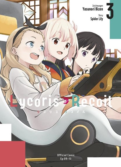Lycoris Recoil 03, Lily Spider ; Yasunori Bizen - Paperback - 9783741641572