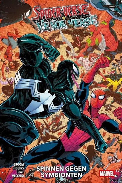 Spider-Verse vs. Venomverse: Spinnen gegen Symbionten, David Dastmalchian ; Kyle Higgins ; Jordan Morris ; Greg Pak - Paperback - 9783741646683