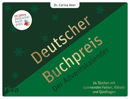 Deutscher Buchpreis - Der Adventskalender, Carina Heer - Gebonden - 9783742327055
