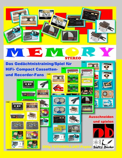STEREO MEMORY - Das Gedächtnistraining/Spiel für HiFi- Compact Cassetten- und Recorder-Fans, Uwe H. Sültz ;  Renate Sültz - Paperback - 9783743128316