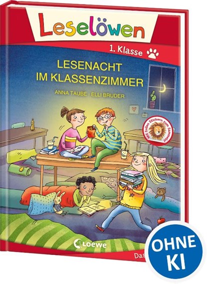 Leselöwen 1. Klasse - Lesenacht im Klassenzimmer, Anna Taube - Gebonden - 9783743201378
