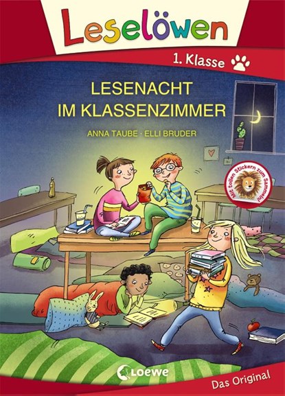 Leselöwen 1. Klasse - Lesenacht im Klassenzimmer, Anna Taube - Gebonden - 9783743201378