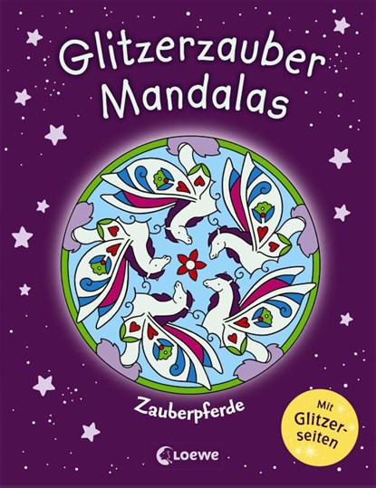 Glitzerzauber-Mandalas - Zauberpferde, niet bekend - Paperback - 9783743201385