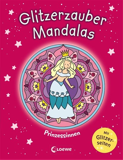 Glitzerzauber-Mandalas - Prinzessinnen, niet bekend - Paperback - 9783743201392