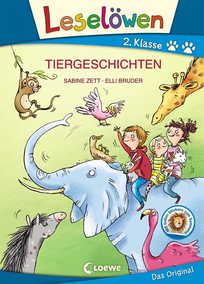 Leselöwen 2. Klasse - Tiergeschichten, Sabine Zett - Gebonden - 9783743204201